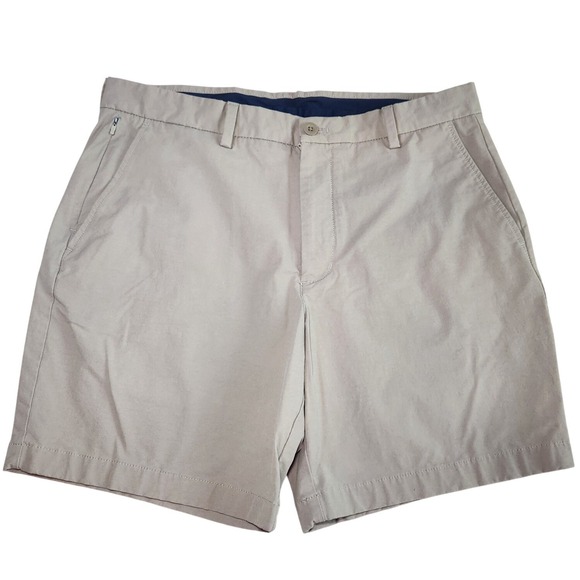 Polo Ralph Lauren Other - POLO RALPH LAUREN Andrew Short Mens 36 Khaki Pleated Chino Shorts Vintage Y2K